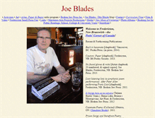Tablet Screenshot of joeblades.brokenjaw.com